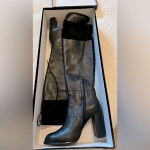 French Connection Thigh High Leather Boots